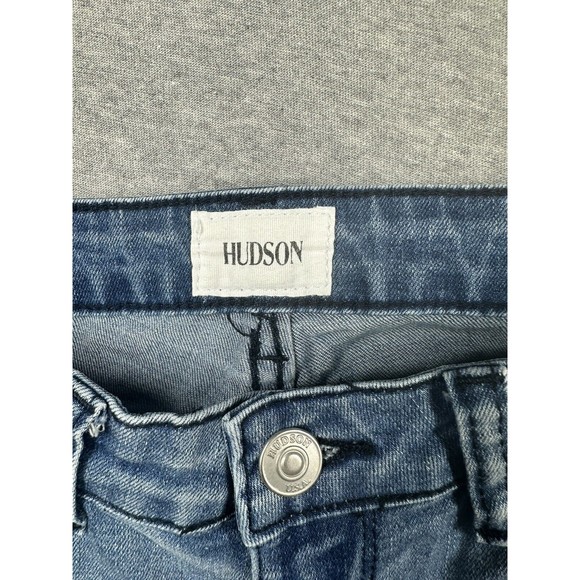 Hudson Jeans Women's Junior Size 16 24x26 Low Rise Skinny Dark Wash‎ Denim - Picture 2 of 6
